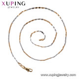 44610 Fashion Smart CZ Gold Jewelry Necklace in Heat Shaped Design