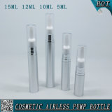 5ml 10ml 12ml 15ml Silver Cosmetic Airless Pump Bottle for Eye Cream