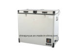 DC Car Stainless Steel Double Temperature Mobile Freezer Scd-112L