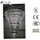 High Quality Hotel Lobby Multilevel Large LED Crystal Chandelier