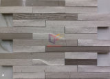 Natural Wooden Pattern Marble Stone Mosaic Tile (CFS1064)