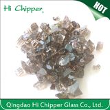 Grey Colored Reflective Fire Pit Glass Chips