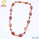 Hotsale Agate Necklace Charm Chunky Costume Necklace