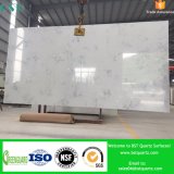 Customized Carrara Look Quartz Stone Slabs for Countertops
