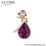 33252 Xuping Latest Designs Crystals From Swarovski Rose Pendant Jewelry