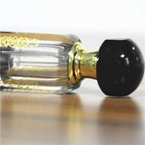 Small Capacity 6 Ml Crystal Perfume Bottle with The Black Cap