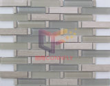 Wood Grain Marble with Glass Wall Mosaic (CFS705)