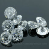 Round 1.0mm to 10mm White Cubic Zirconia Prices Machine Cut