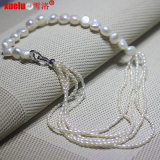 Fashion Cultured Freshwater Baroque Pearl Necklace for Women