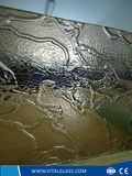 Bronze Map Patterned Glass with CE&ISO9001