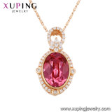 43170 Xuping Latest Jewelry Gold Pendant Necklace Made with Crystals From Swarovski