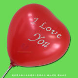 Inflatable Natural Latex Love Balloon with Printing Messages 