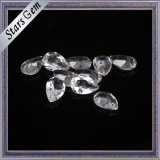 Tear Drop Natural White Topaz Gemstone for Jewelry