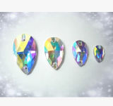 Teardrop Ab Color Sew on Glass Beads Crystal Ab