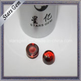 Garnet Color Waxing Setting CZ Cabochon Stone