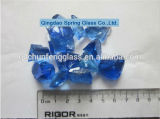 Little Size Indigo Clear Glass Rocks