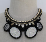 Fashion Charm Crystal Costume Garment Necklace Collar (JE0034)