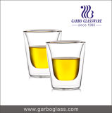 4oz Small Size Borosilicate Material Glass Mug with Handle for Hot Water and Tea Drinking (GB500010115)