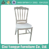 Strong and Durable White Resin Napoleon Chair