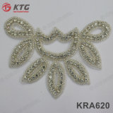 Factory Price Bling Stone Crystal Diamond Rhinestone Bridal Beaded Applique