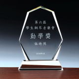 Laser Engraving Crystal Award Trophy with Custom Personalized Logo