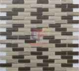 Wooden Pattern Marble with Crystal Mosaic (CFS659)