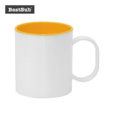 Bestsub 11oz Two-Tone Yellow Sublimation Polymer Mug (BPM05Y)