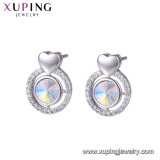 Xuping Vintage Earring 925 Silver Color Artificial Jewellery Crystals From Swarovski