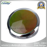 Round Shape Diamond Double Side Compact Mirror