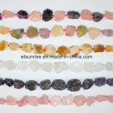 Fashion Gemstone Mix Color Crystal Beaded Rough Nugget Stone