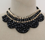 Fashion Charm Crystal Choker Necklace Collar (JE0035-1)