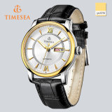 Hot Sale Genuine Leather Gold Plating Casual Watch for Men72459