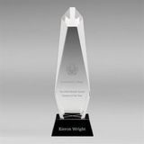 President Crystal Trophy Black Base