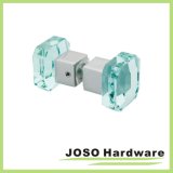 Shower Glass Door Square Crystal Knobs (DKB18)