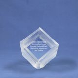 Cube Crystal Logo Collection Trophy for Desktop Award (#70158)