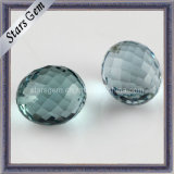 New Product Facted Cut Bead with Hole Cubic Zirconia