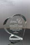 Goodwill Optic Crystal Heart Award for Hospital or Charitable Organizations