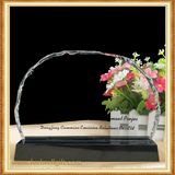 Custom Oval Blank Glass Trophy