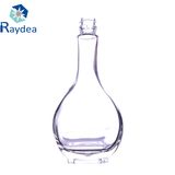 Clear Round Glass Bottle for 500ml Spirit