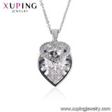 43932 Xuping Charming Designs Heart Shape Crystals From Swarovski Fancy Necklace Jewelry