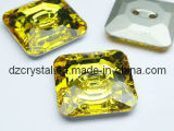 Square Glass Button for Garment Decoration (DZ-BUTTON-002)