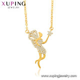 44781 Fashion 24K Gold Plated Jewelry Statement Long Chain Necklace for Men