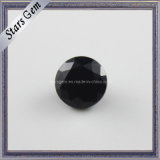 Black Color Diamond Shape Glass Beads