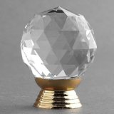 Crystal Glass Shower Door Knobs