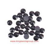 Ss4-Ss40 Jet Black Non Hotfix Crystal Flatback Rhinestones for Nail Art Decoration