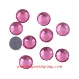 High Quality Ss30 Rose Glue Back Korean Unleaded Crystal Hotfix Rhinestone