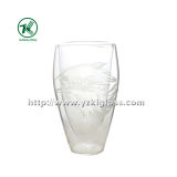 Ice Double Wall Glass Bottle (8*4.5*14 300ml)