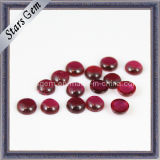 5# Ruby Round Shape Cabochon Gemstone