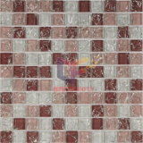 Pink Crystal Cracked Glass Mosaic Tile (CC160)