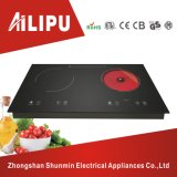 Stainless Steel Housing Cooking Equipment Double Burner Cooktop